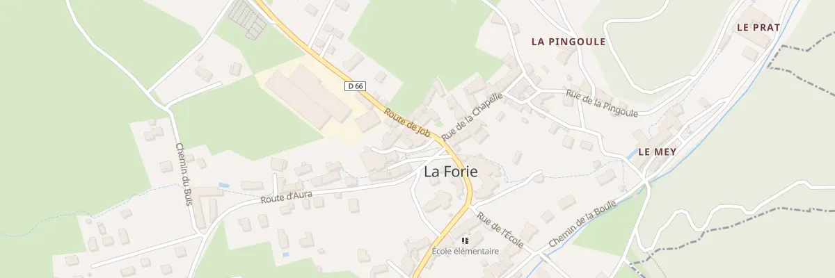 Plan du 5071 Le Bourg à La Forie