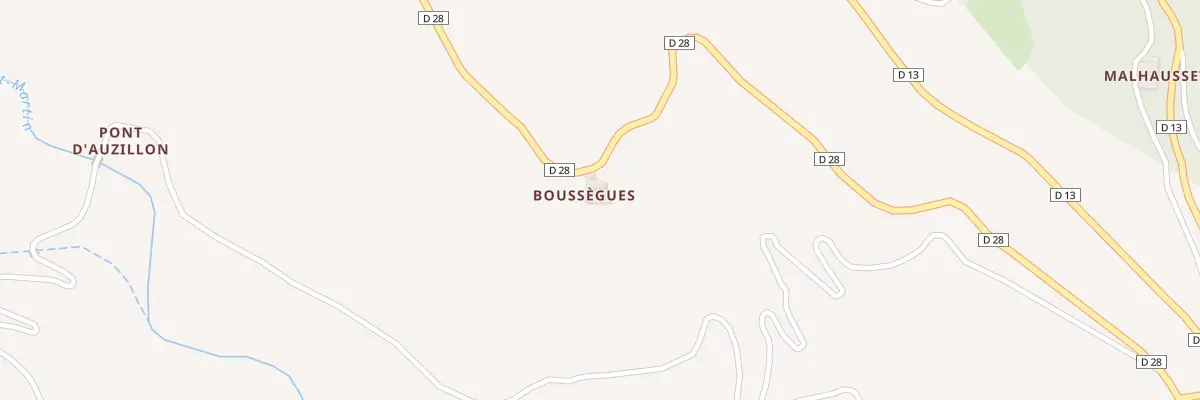 Plan du 5043 Boussegures à Saint-Martin-de-Lansuscle