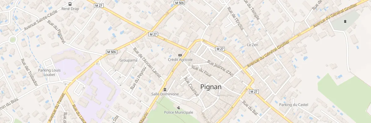 Plan du 40 Rue du Four à Pignan