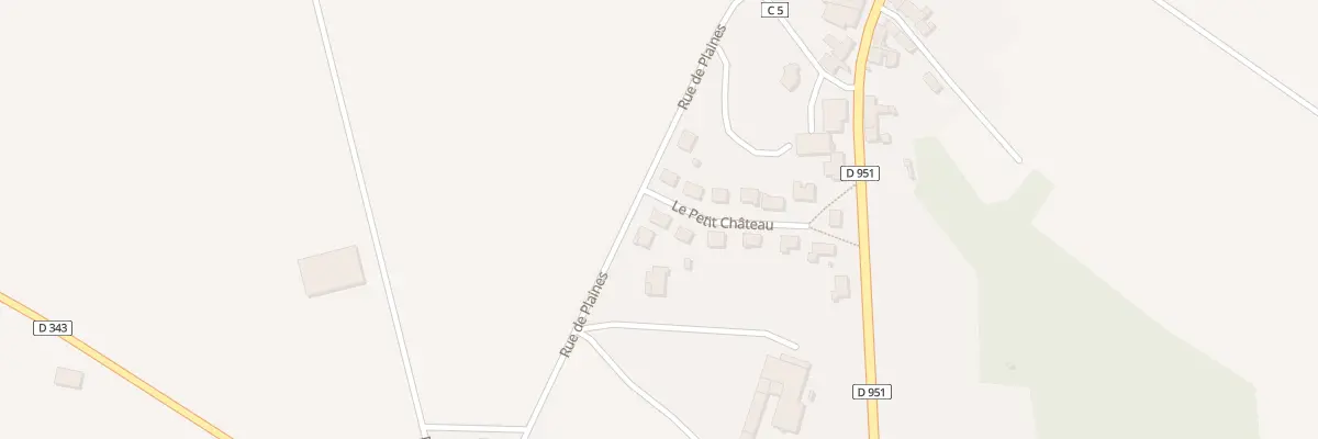 Plan du 4 Rue le Petit Château à Baye