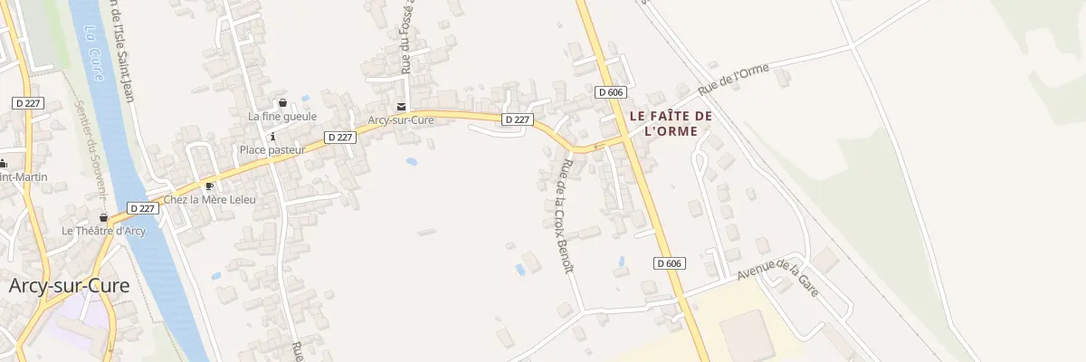 Plan du 8 Rue de la Croix Benoit à Arcy-sur-Cure