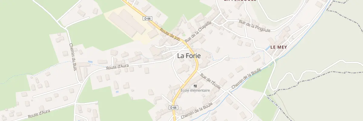 Plan du 5080 Le Bourg à La Forie