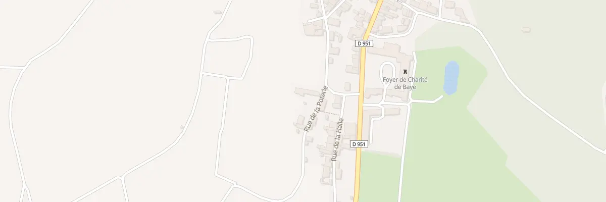 Plan du 2 Rue de la Poterie à Baye