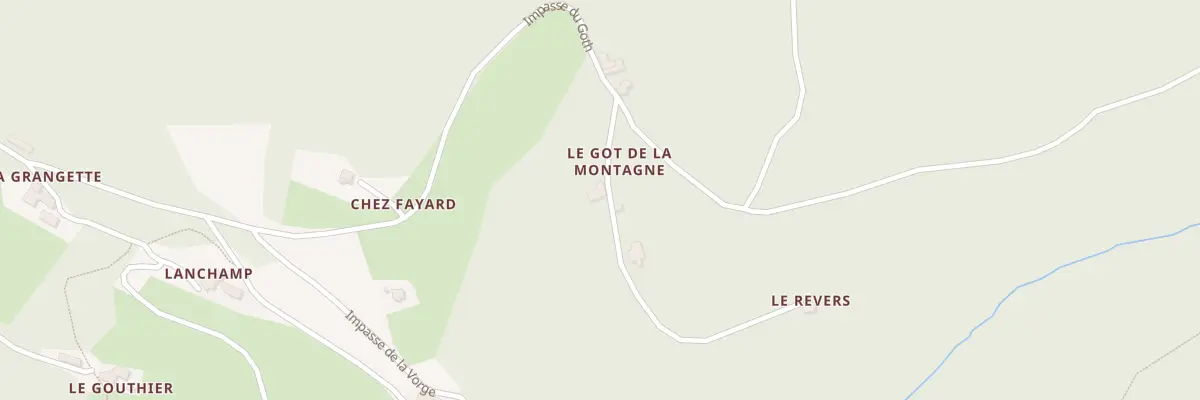 Plan du 5035 Chez Fayard à Saint-Pierre-la-Bourlhonne