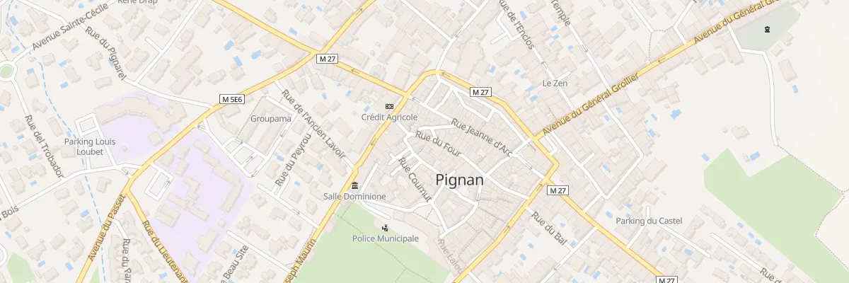 Plan du 21 Rue du Four à Pignan