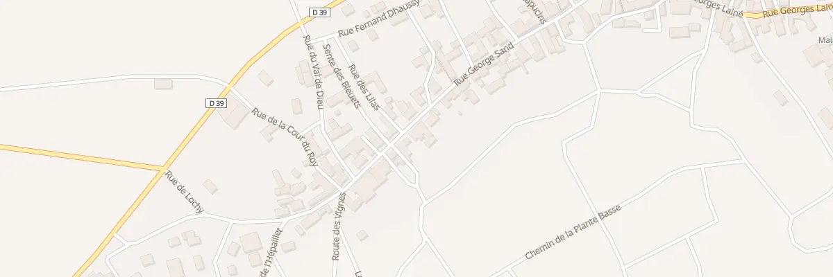 Plan du 41 Rue Georges Sand à Broyes