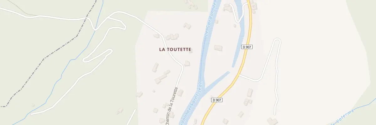 Plan du 5049 La Tourette à Saumane