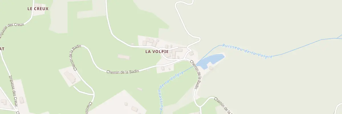 Plan du 5722 La Volpie à Job