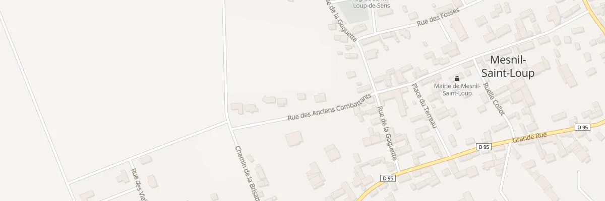 Plan du 6 Rue des Anciens Combattants à Mesnil-Saint-Loup
