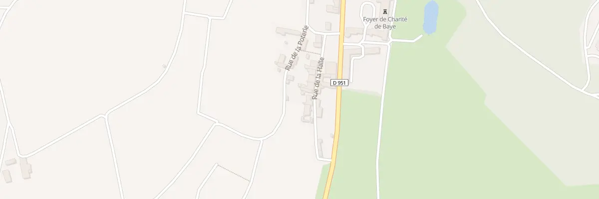 Plan du 18 Rue de la Halle à Baye
