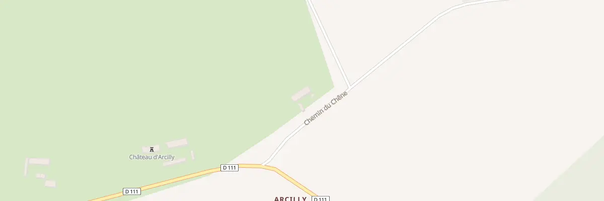 Plan du 2 Le Chene à Limanton