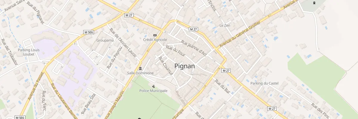 Plan du 11 Rue du Four à Pignan
