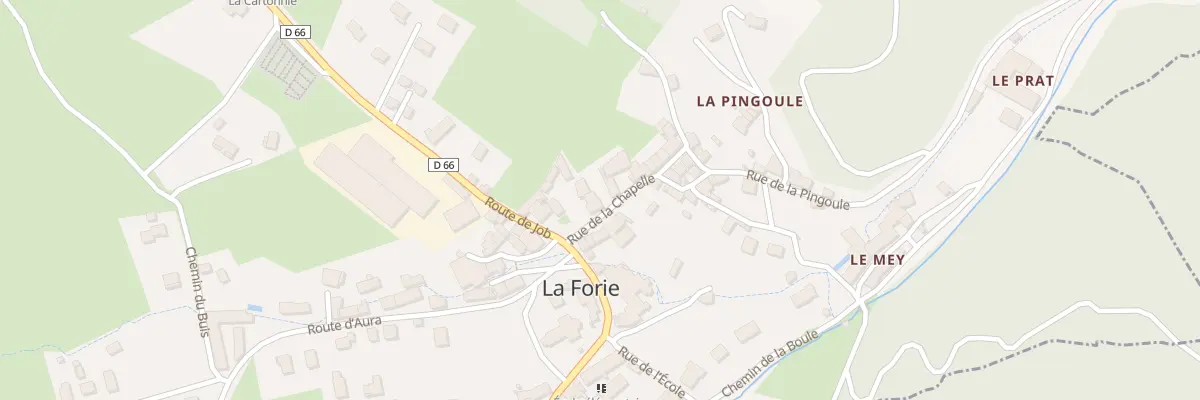 Plan du 5045 Le Bourg à La Forie