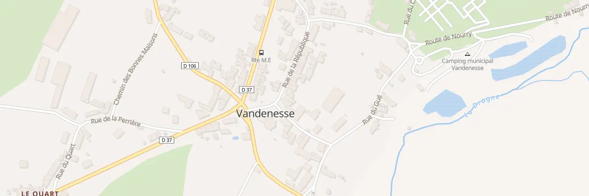 Plan du 19 Av de la République à Vandenesse