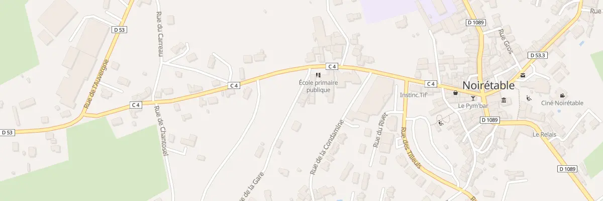 Plan du 41 Rue de la Gare à Noirétable