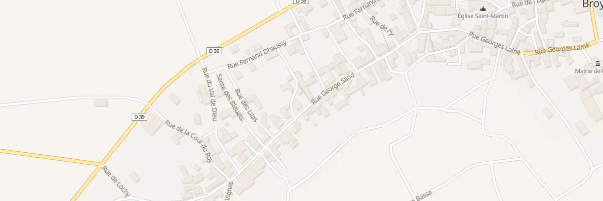 Plan du 34 Rue Georges Sand à Broyes