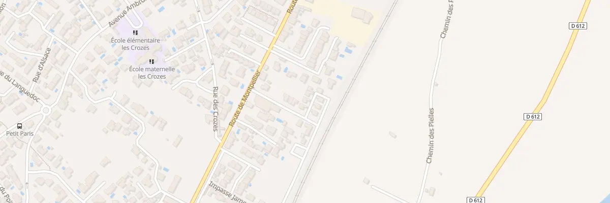 Plan du 3 Rue de l’Enracinement à Frontignan
