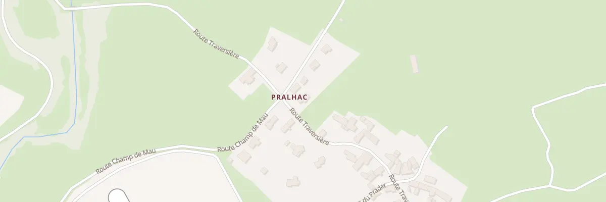 Plan du 5004 Pralhac à Loudes