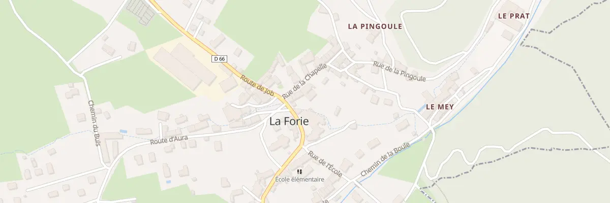 Plan du 5061 Le Bourg à La Forie