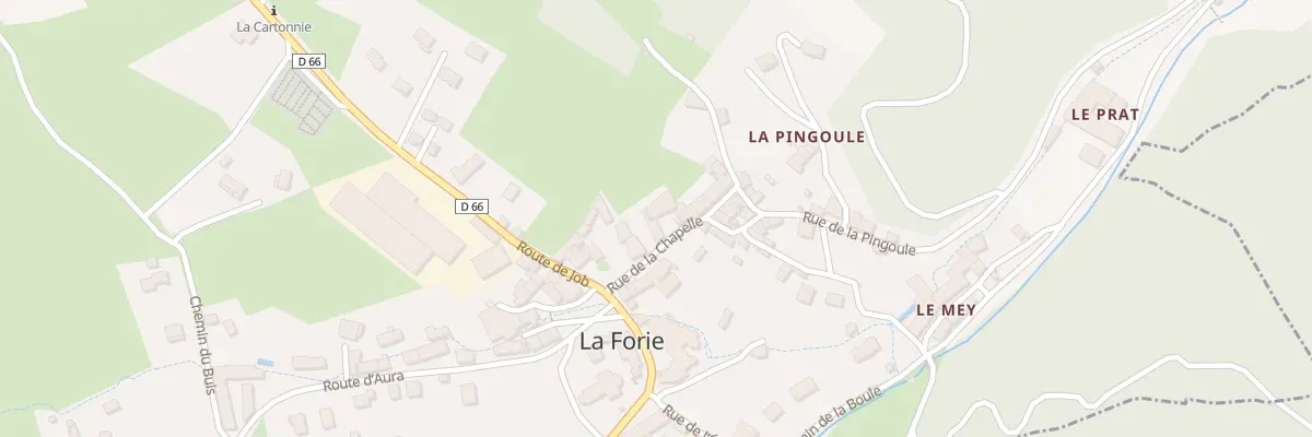 Plan du 5047 Le Bourg à La Forie