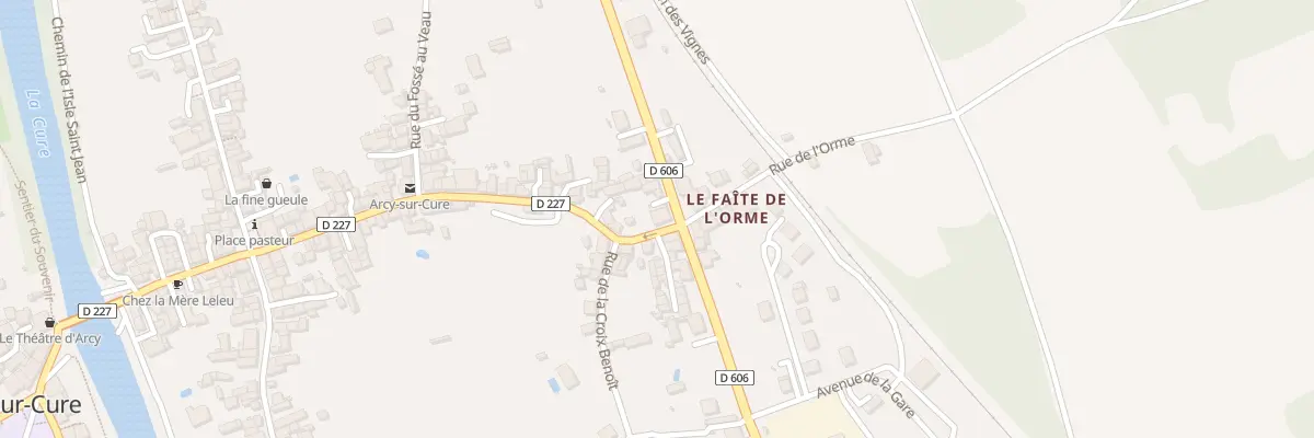 Plan du 43 Rue de l’Orme à Arcy-sur-Cure