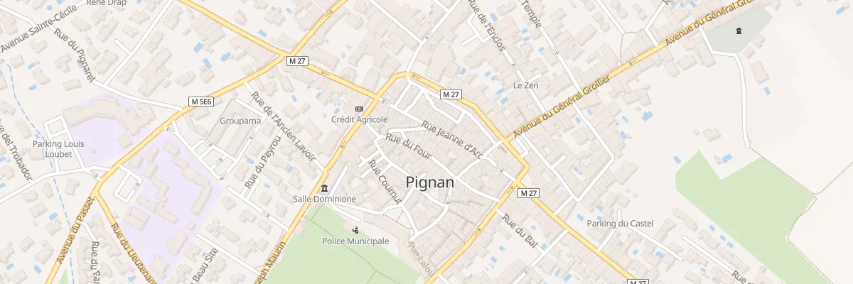 Plan du 20 Rue du Four à Pignan