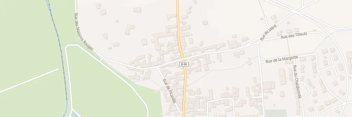Plan du 11 Rue des Maisons Rouges à Maligny