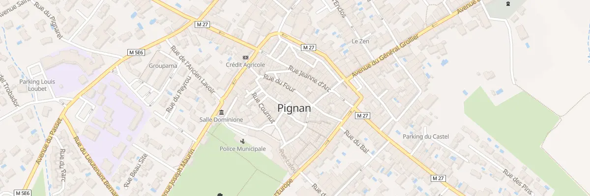 Plan du 7 Rue du Four à Pignan