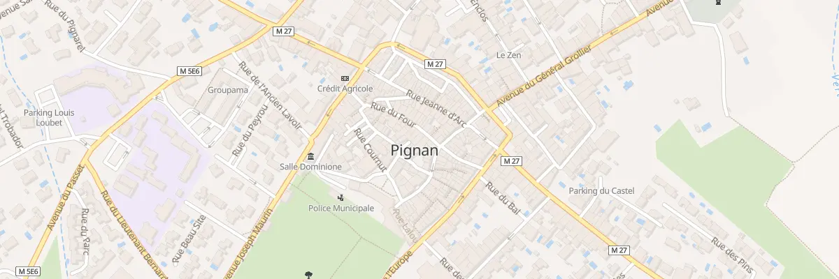 Plan du 5 Rue du Four à Pignan