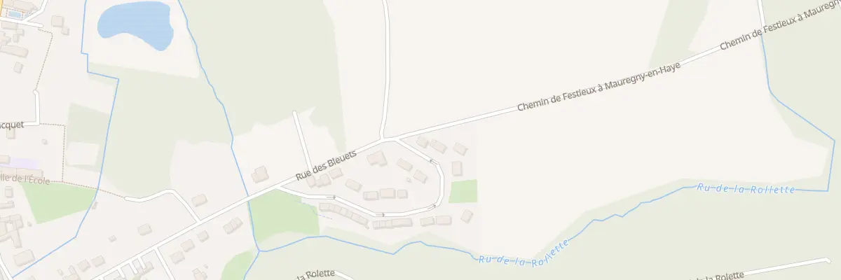 Plan du 34 Rue des Bleuets à Festieux
