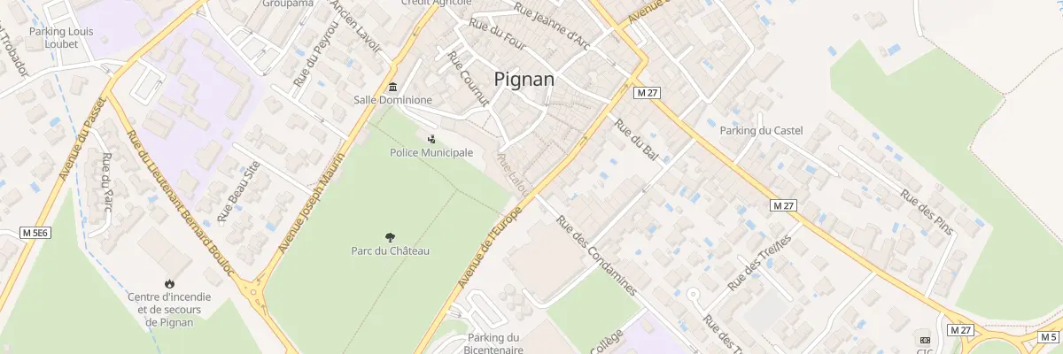 Plan du 1 Av de Cournonterral à Pignan