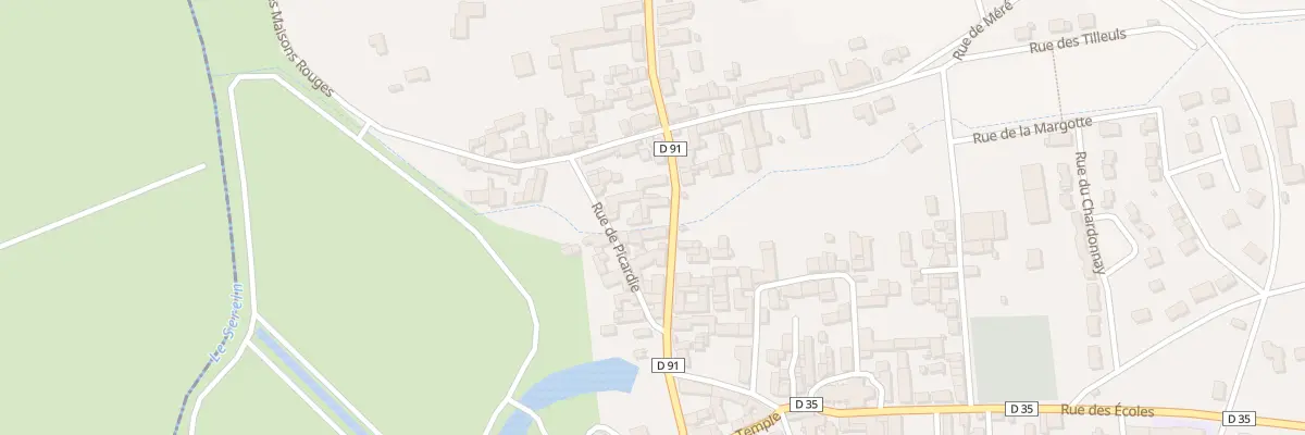 Plan du 53 Grande Rue à Maligny
