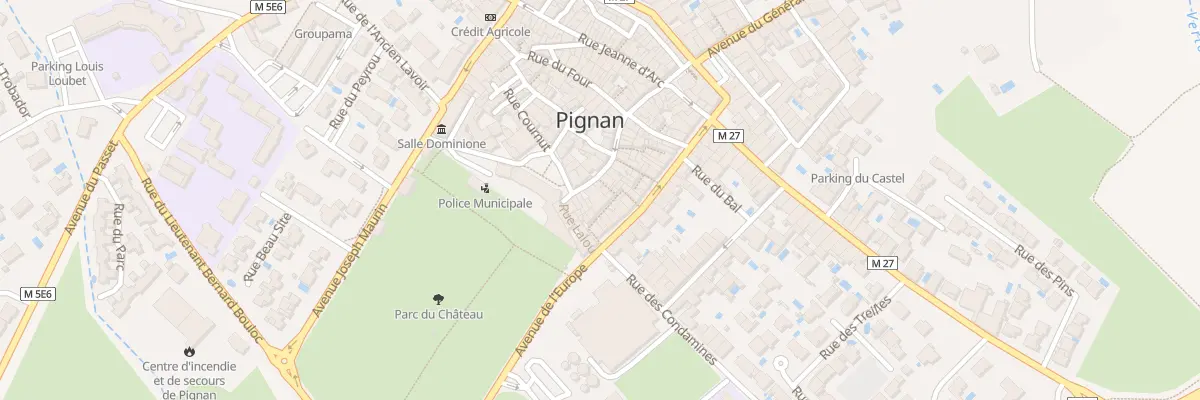 Plan du 10 Grande Rue à Pignan