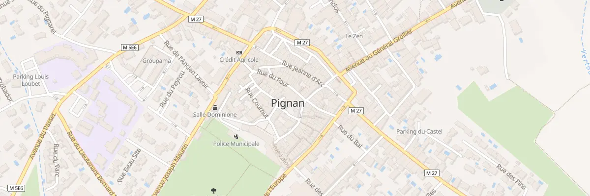Plan du 3 Rue du Four à Pignan