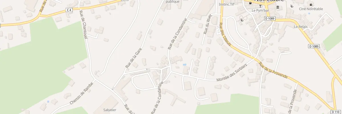 Plan du 17 Rue de la Condamine à Noirétable