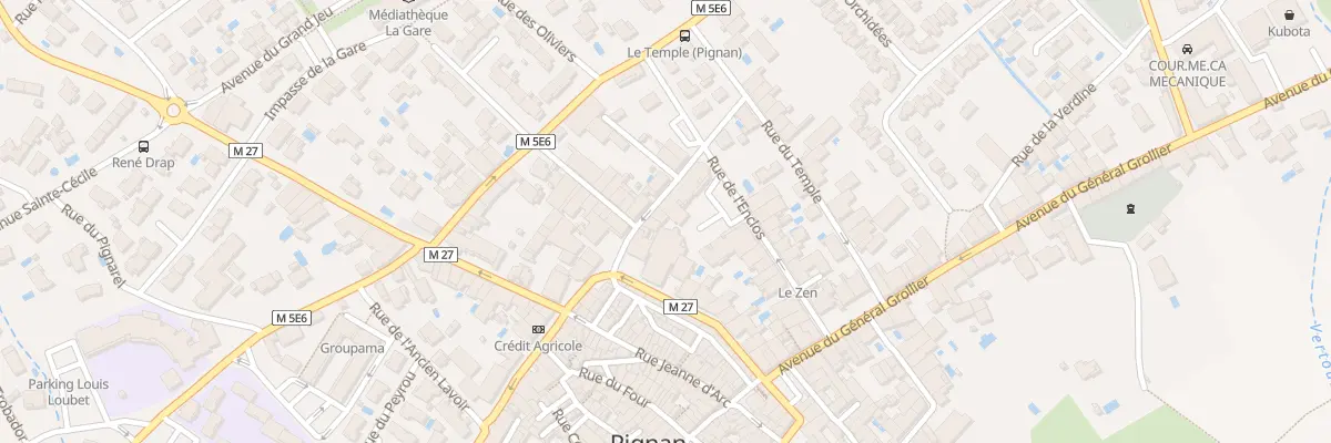 Plan du 4 Rue de la Cite à Pignan