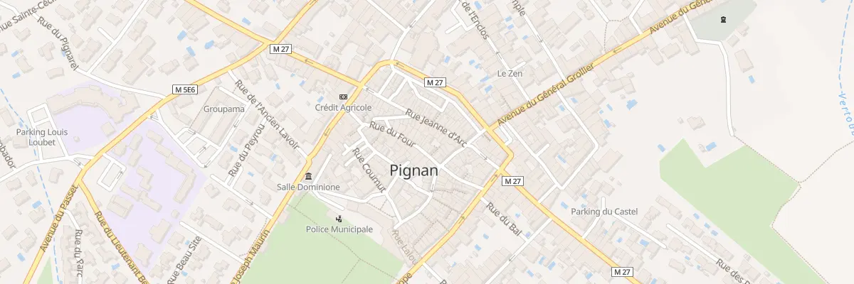 Plan du 10 Rue du Four à Pignan