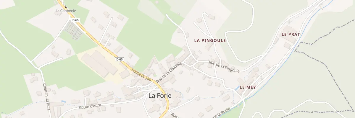 Plan du 5048 Le Bourg à La Forie