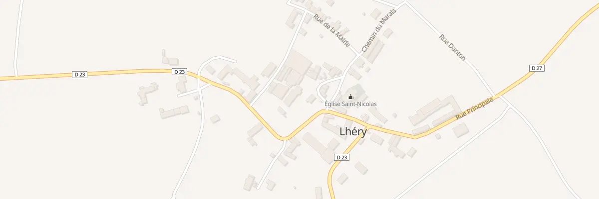 Plan du 3 Rue de la Courée à Lhéry