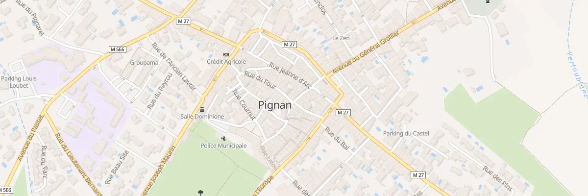 Plan du 2 Rue du Four à Pignan