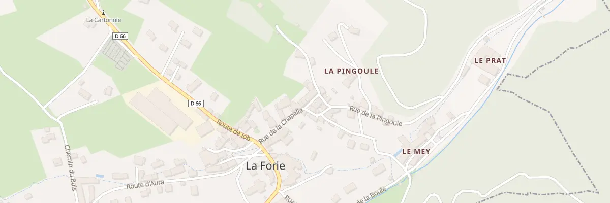 Plan du 5050 Le Bourg à La Forie