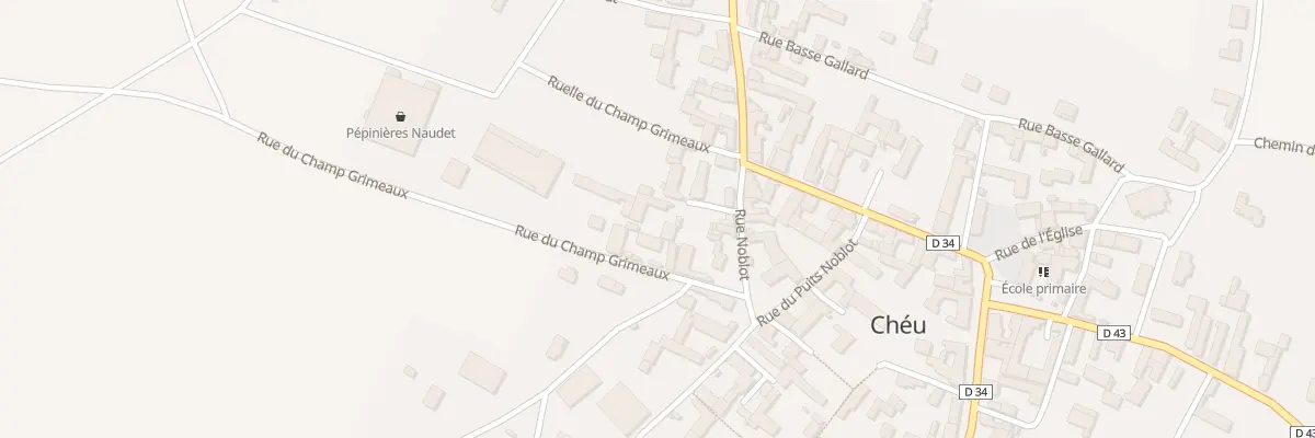 Plan du 6 Rue Noblot à Chéu