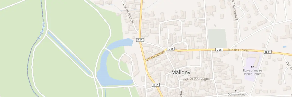 Plan du 58 Gr Grande Rue à Maligny