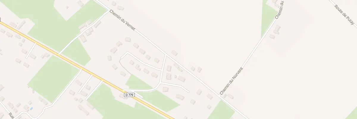 Plan du 30 Che du Vernet à Diou