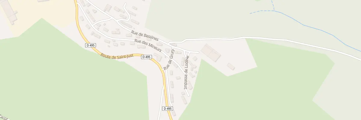 Plan du 2 Imp de Lodeve à Saint-Priest-la-Prugne
