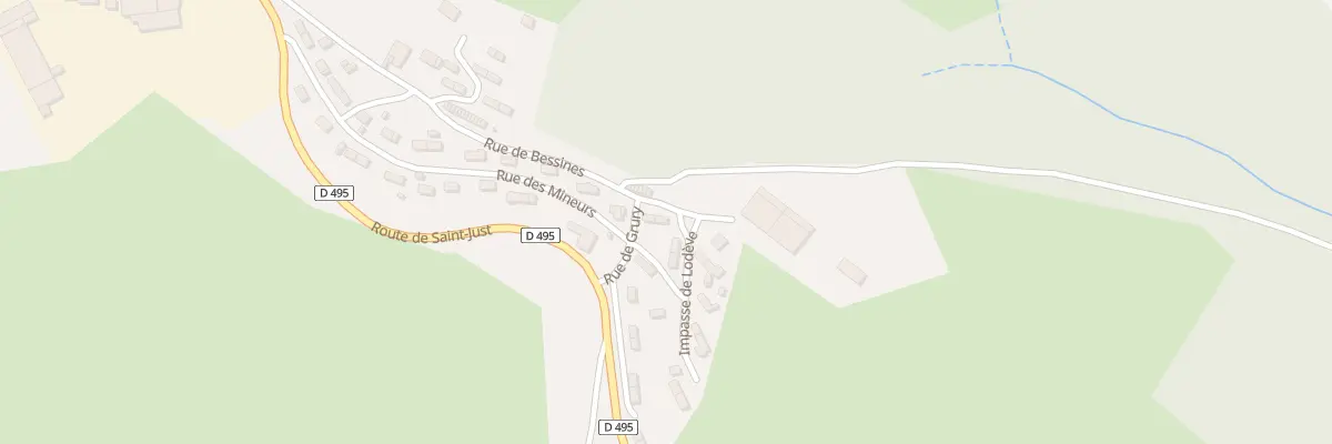 Plan du 5369 Chez Tardy à Saint-Priest-la-Prugne