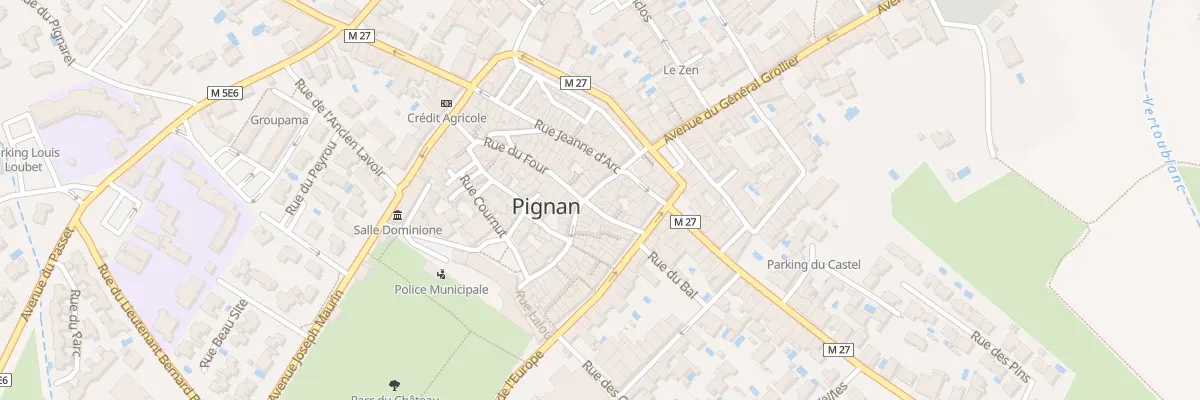 Plan du 32 Grande Rue à Pignan