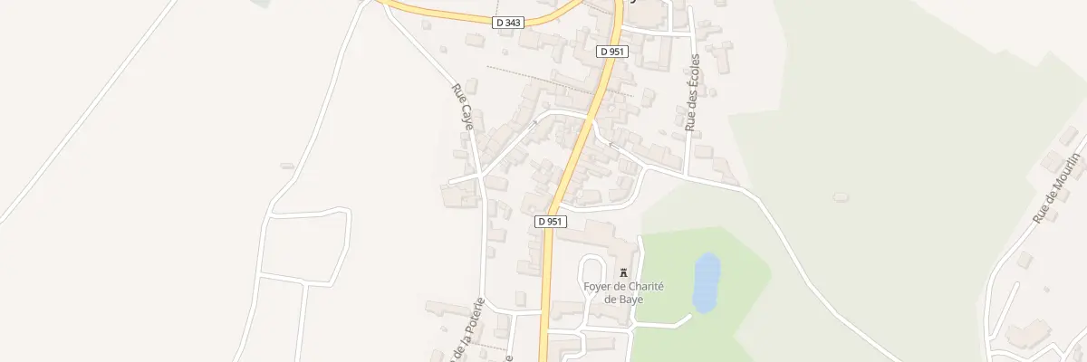 Plan du 11 Gr Grande Rue à Baye