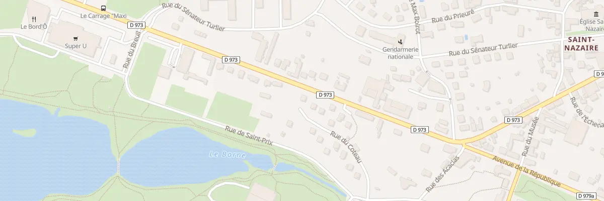 Plan du 1 Rue du Coteau à Bourbon-Lancy