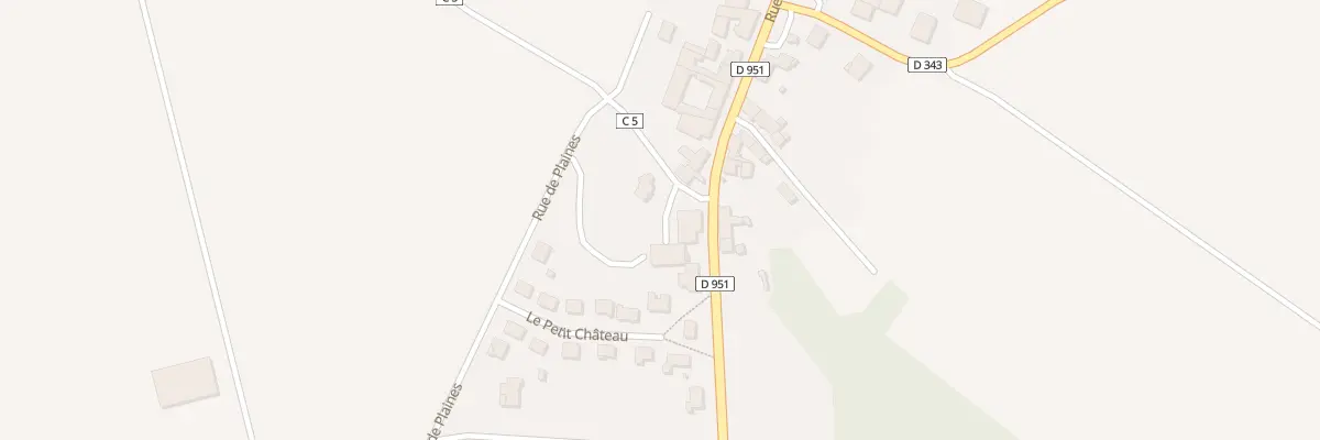 Plan du 1 Rue de Montpertuis à Baye